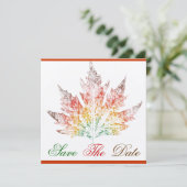 色の数々のもみじ葉セーブ・ザ・デート案内 セーブザデート (スタンド正面)