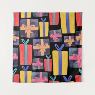 色の数々のギフト水の色シームレス タペストリー