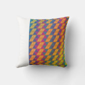 色の数々のクッション クッション (裏面)