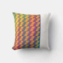 色の数々のクッション