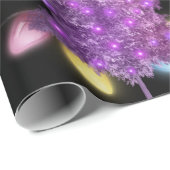 色の数々のクリスマスツリー ラッピングペーパー (ロールコーナー)