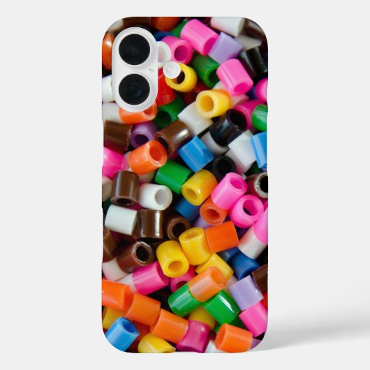色の数々のビーズパターンiPhoneケース Case-Mate iPhoneケース (裏面)