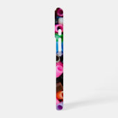 色の数々のビーズパターンiPhoneケース iPhone 16ケース (左側面)