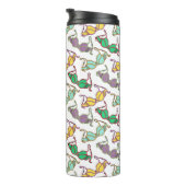 色の数々のブラパターン タンブラー (回転右)