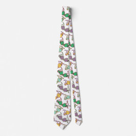 色の数々のブラパターン ネクタイ