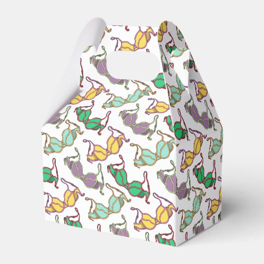 色の数々のブラパターン フェイバーボックス (正面サイド)