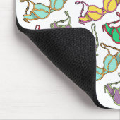 色の数々のブラパターン マウスパッド (コーナー)