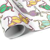 色の数々のブラパターン ラッピングペーパー (ロールコーナー)