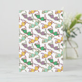 色の数々のブラパターン 招待状 (スタンド正面)