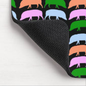 色の数々のホグの口 マウスパッド (コーナー)