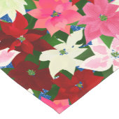 色の数々のポインセチア・クリスマス ショートテーブルランナー (コーナー)