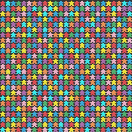 色の数々のミート シール (正面)