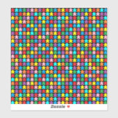 色の数々のミート シール (シート)