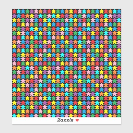 色の数々のミート シール (シート)