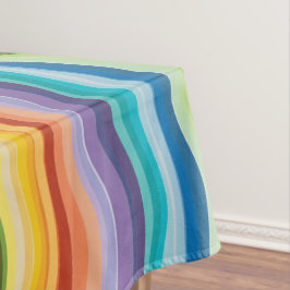 色の数々のリップルパターン2 テーブルクロス