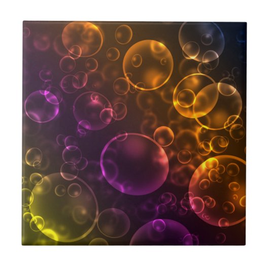 色の数々のレンズ タイル (正面)