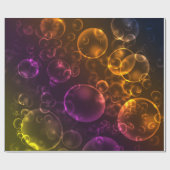 色の数々のレンズ ラッピングペーパー (フラット)