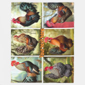 色の数々のローター フリースブランケット (正面)