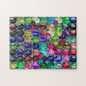 色の数々の不規則な丸 ジグソーパズル (横)