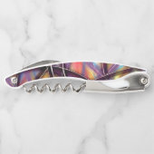 色の数々の交差する線 ソムリエナイフ (裏面)