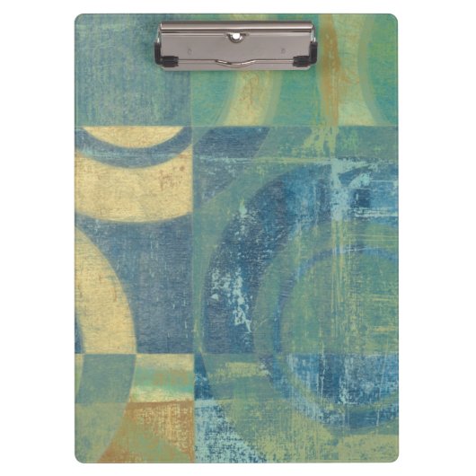 色の数々の付いた円とパネル クリップボード (正面)