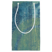 色の数々の付いた円とパネル スモールペーパーバッグ (正面)