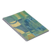 色の数々の付いた円とパネル ノートブック (右側)