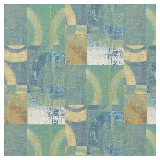 色の数々の付いた円とパネル ファブリック (クローズアップ)