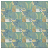 色の数々の付いた円とパネル ファブリック (見本)