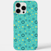 色の数々の付いた円の緑のカスタム Case-Mate iPhoneケース (裏面)