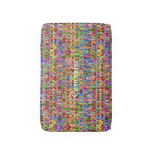 色の数々の平和シンボルのパターンThunder_Cove バスマット (正面縦)