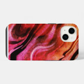 色の数々の抽象芸術Iphoneケース iPhoneケース (裏面横)