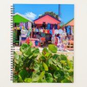 色の数々の木のコテージ |ロングベイビーチ プランナー手帳 (正面)