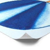 色の数々の棒つきキャンデーがカラーカラフルポスターを選ぶ ポスター (角)