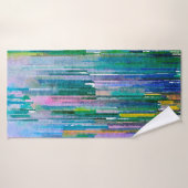 色の数々の水彩画 バスタオル (バスタオル)