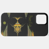 色の数々の濃いピースフィッシュのケースメイト iPhoneケース (裏面横)