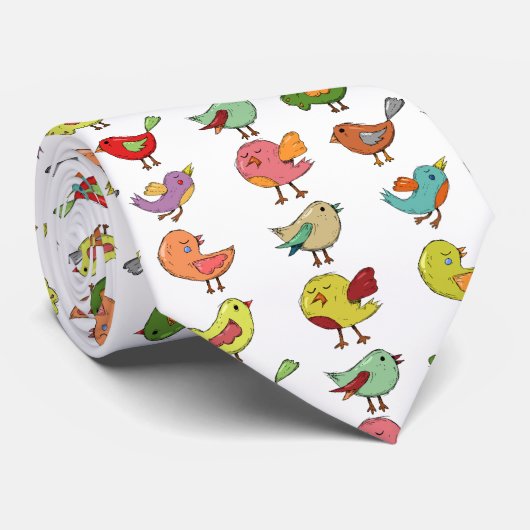 色の数々の甘いソングバーズサンダー_コーブ ネクタイ (ロール)