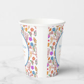 色の数々の花ジャッキとジル・シャワー 紙コップ (右)