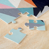 色の数々の芸術的なモチーフのベルネの山犬 ジグソーパズル (側面)