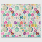 色の数学（ピンク） ラッピングペーパー (フラット)