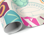 色の数学（ピンク） ラッピングペーパー (ロールコーナー)