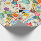 色の数学 ラッピングペーパー (角)