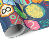 色の数式（青） ラッピングペーパー (ロールコーナー)