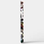 色の斑点の下でツイストされた格子縞、単純 Case-Mate iPhoneケース (裏面 / 左)