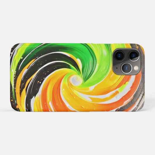 色の旋風 Case-Mate iPhoneケース (裏面(横))