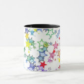 色の星の虹 マグカップ (中央)