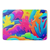 色の星雲 バスマット (正面)