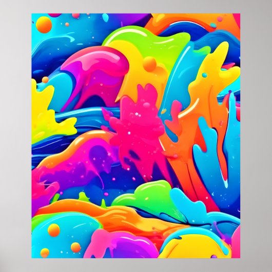 色の星雲 ポスター (正面)