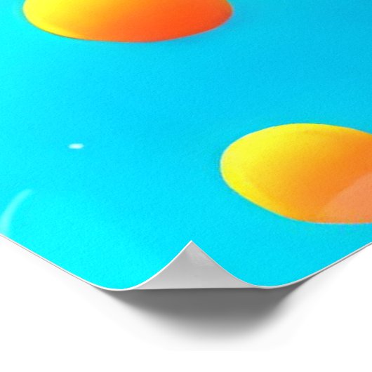 色の星雲 ポスター (角)