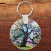 色の木 キーホルダー (正面)